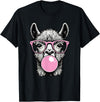 Llama Lovers Funny Animal Tee for Men Women & Kids Cute Llama Shirt for Women Funny Llama Lovers T-Shirt - Black