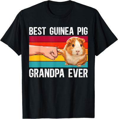Best Guinea Pig Grandpa Owner Lover T-Shirt