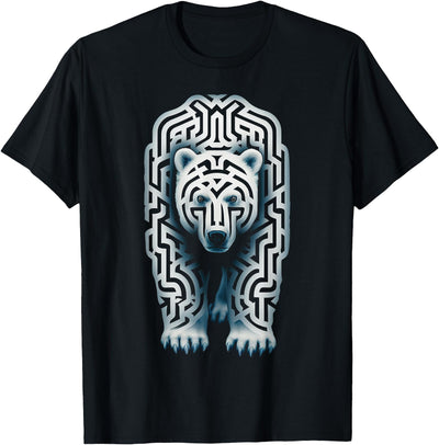 @n!mal Polar Bear Mandala Animal Art Polar Bear T-Shirt