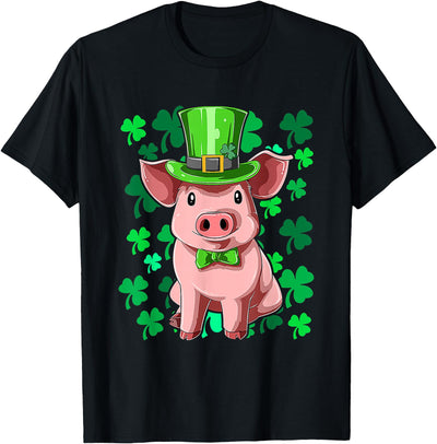 Lucky Irish Pig Farmers T-Shirt