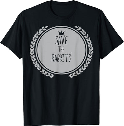 Save the Rabbits Crest Badge T-Shirt