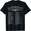 MathWare Funny Nerdy Zote's Precepts Knight Gamer T-Shirt - Black