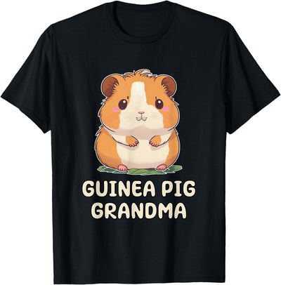 Funny, Cute Guinea Pig Grandma Grandmother Nana T-Shirt