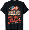 Hamsters 250 Years Revolutionary War Parade 1776 2026 July 4 T-Shirt - Black