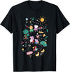 Peppa Pig Follow The Path To The Forest Group Shot T-Shirt - Black