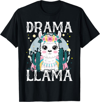 Llama Lover Gift Co. Drama Llama for Kids T-Shirt