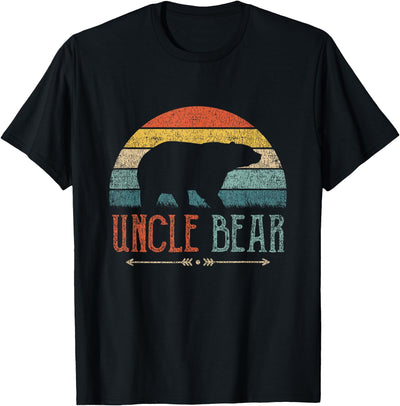 Uncle Bear Funny Gift Retro Vintage T-Shirt