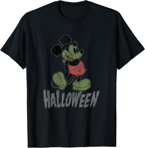 Disney - Halloween Mickey Frank T-Shirt - Black