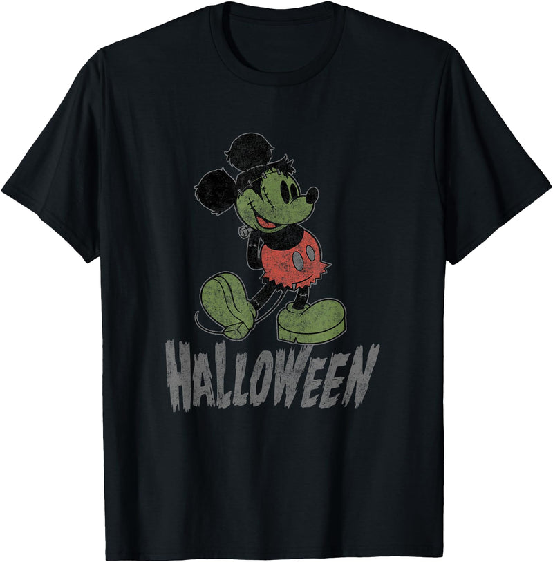 Disney - Halloween Mickey Frank T-Shirt - Black
