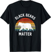 Save The Black Bear Camping Gear Black Bears Matter Animal lover Of Nature Outdoors Camping T-Shirt - Black