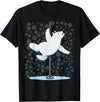 Fun Polar Bear Lover Humor Bear Dancer Stylish Tee Funny Polar Bear Pole Dancing Animal Cute Cool Wordplay Snow T-Shirt - Black