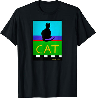 Catman Art Cat Poster T-Shirt