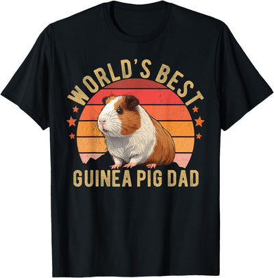 Guinea Pig Worlds Best Dad Furry Potato T-Shirt