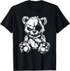 Halloween Killer Teddy Bear Horror Teddy Bear T-Shirt, Small, Black - Black