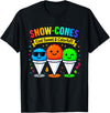 Halloween Shirts By HustlaGirl Snow Cones Cold Sweet and Colorful T-Shirt - Black