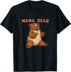 Happy Mama Bear Cool Vibes with Mama Bear Costume T-Shirt - Black