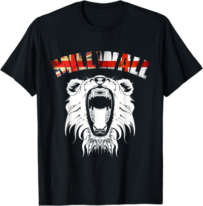 Millwall Proud lion English UK flag T-Shirt