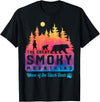 Great Smoky Mountain Vacation Souvenir Apparel Great Smoky Mountains Tie Dye T-Shirt - Black