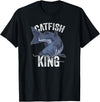 Catfish Gifts Catfish King Catfish Fishing T-Shirt - Black