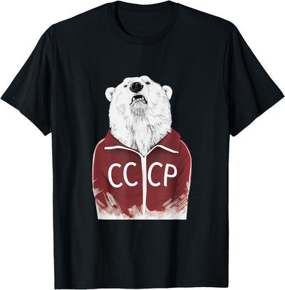 Russian Bear Russia CCCP Soviet Union USSR T-Shirt