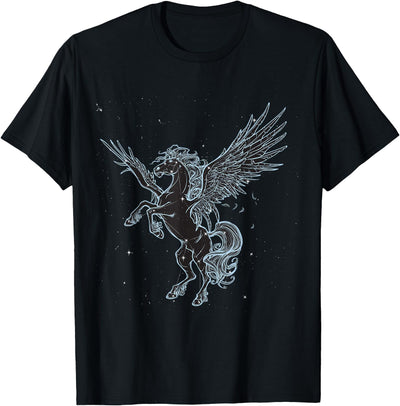 Pegasus Greek Ancient Mythology Collection Pegasus, Sky Constellation Winged horse, Greek Mythology T-Shirt