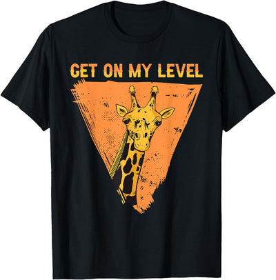 Tall People - Get On My Level Giraffe T-Shirt