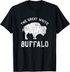 We Are Wildlife The Great White Buffalo T-Shirt Native American Inspired T-Shirt - Black
