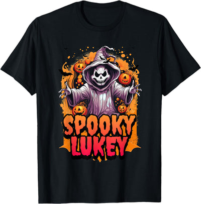 Spooky Halloween s Luke Gifts & Apparel "Spooky Lukey" s Funny Halloween s Luke Spook T-Shirt