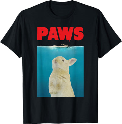 Paws Bunny Movie Poster Parody T-Shirt