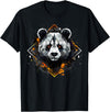 Synthwaive Panda Bear Halloween T-Shirt for Men Women T-Shirt - Black