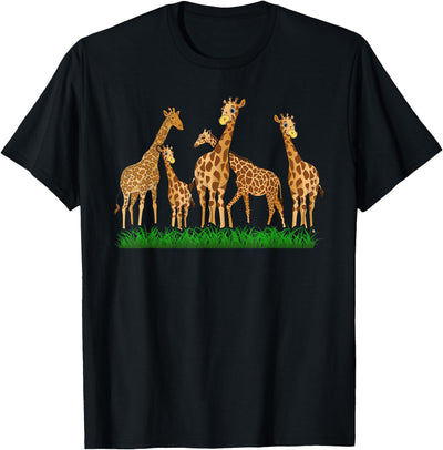 Cute Giraffe Design For Men Women Safari Zoo Giraffe Lovers T-Shirt