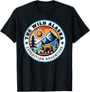Hiking Glacier Bear and Alaska Frontier Apparel Glacier Mountain Landscape and Alaskan Bear Wildlife T-Shirt - Black