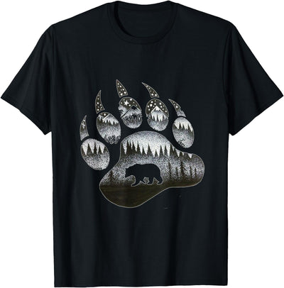 Touching Ghost of the Spirit Bear Paw T-Shirt