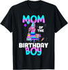 Llama Boys Kids Lovers Creations Llama Mom Shirt - Birthday Boy’s Cute Matching Party Outfit T-Shirt - Black