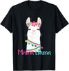 funny Mama Llama tshirt for mother's day Mama Llama Funny Mother's Day Shirt for Women Mom Love Llama T-Shirt - Black