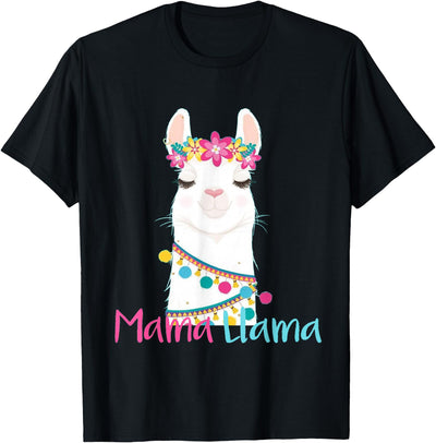 funny Mama Llama tshirt for mother's day Mama Llama Funny Mother's Day Shirt for Women Mom Love Llama T-Shirt