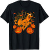 Scooby-Doo! Scooby-Doo Halloween Scooby Running in Jack-O-Lantern Patch T-Shirt - As Pictured