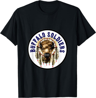 Cow Buffalo Soldiers of 1886 Dreamcatcher Art T-Shirt