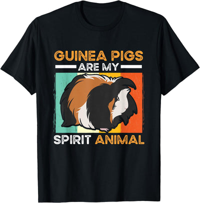 Guinea Pig Animals Pet - Guinea Pigs are my Spirit Animal T-Shirt