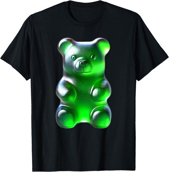 Urban Empyre Green Gummy Bear T-Shirt - Black