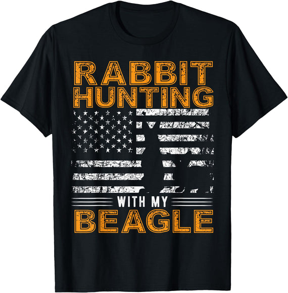 Rabbit Hunting Dog - Beagle Hunter Beagles T-Shirt in Black