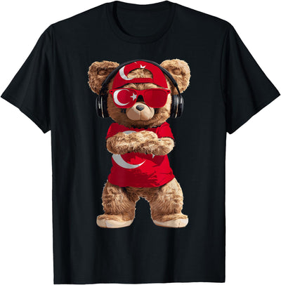 Turkey Flag Souvenirs Bear Outfit Products Turkish T-Shirt