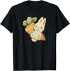 Cute Watercolor Kawaii Kids Girls Women Carrot Bunny Lover Hoodie in Black