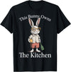 Bunny Pickleball Player Easter This Bunny Owns the Kitchen T-Shirt in Black