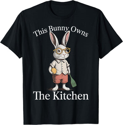 This Bunny Owns the Kitchen Chef Rabbit T-Shirt
