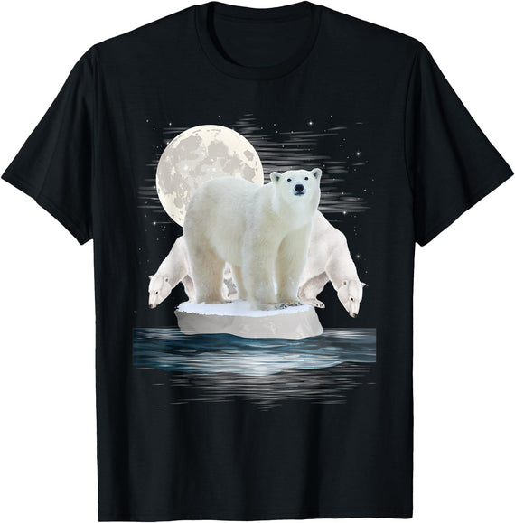 Funny Polar Bear Shirts Polar Bears - Wildlife Zoo Animal Lover Zookeeper Nature T-Shirt Small - Black