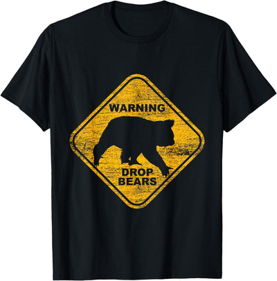 Attention Falling Bears Animal Design Australia Gift Koala T-Shirt