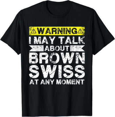 Women Talk About Cow Rancher Cattle Farmer Breeder Brown T-Shirt