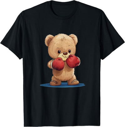 Funny boxing Teddy bear with gloves costume T-Shirt
