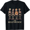 KDR Apparel Funny Men's Halloween Skeleton Crew T-Shirt - Black